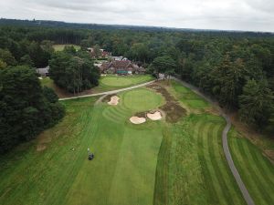 Swinley Forest 18th Aerial Green